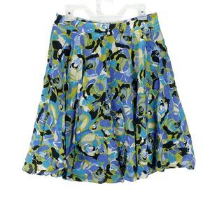 Madison Studio Women's Floral Design Skirt Size 6 100% Cotton Multicolor 4AA